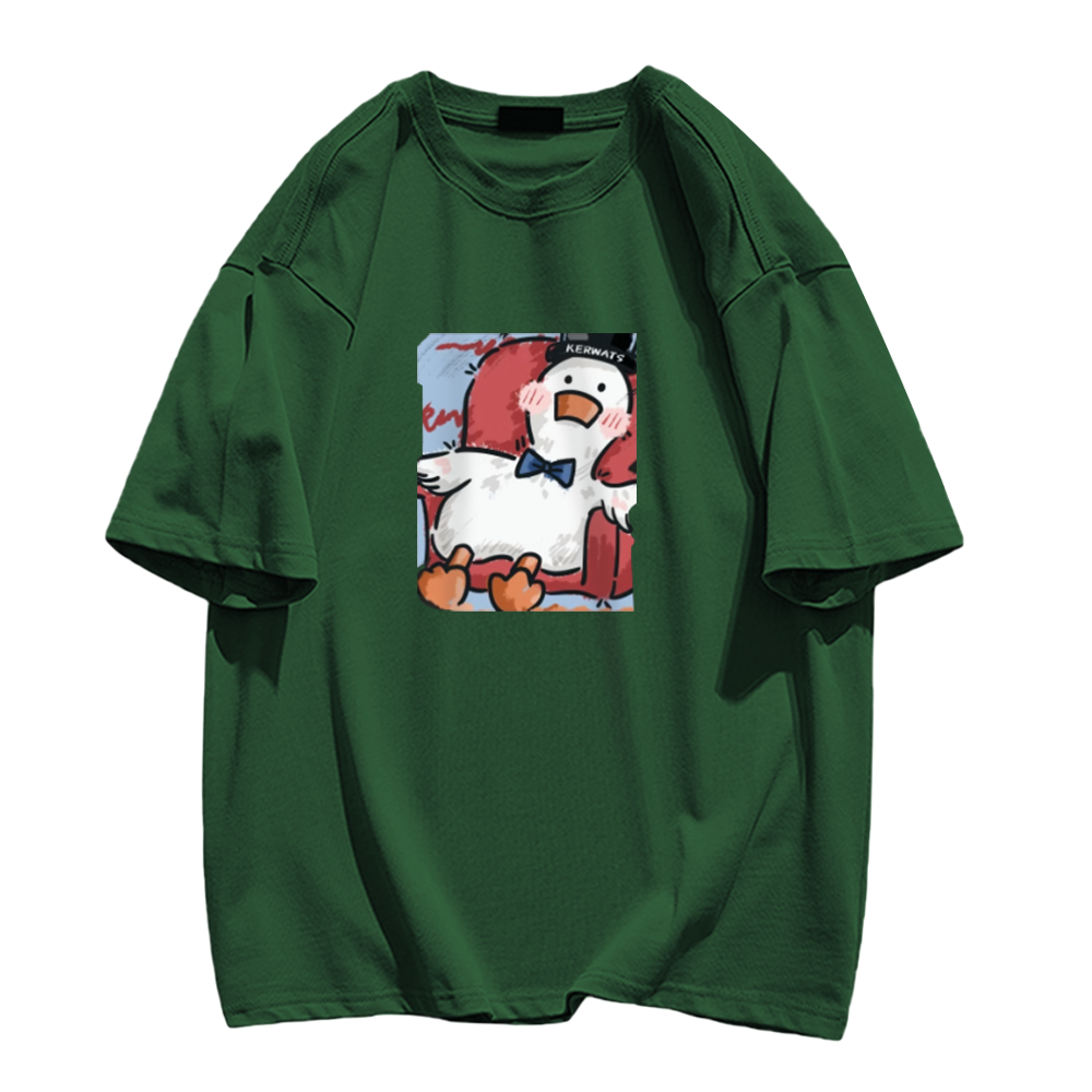 Oil Painting Sofa Duck T-Shirt