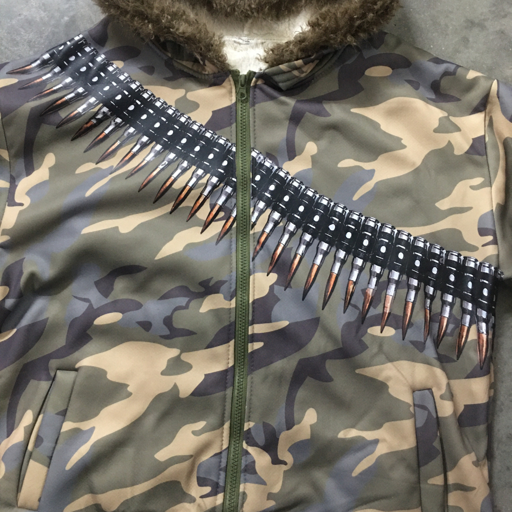 ART IN WAR Bulletproof Drip – Camo Warborn Hoodie