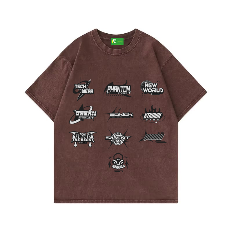 AG Badge 10 Washed T-shirt