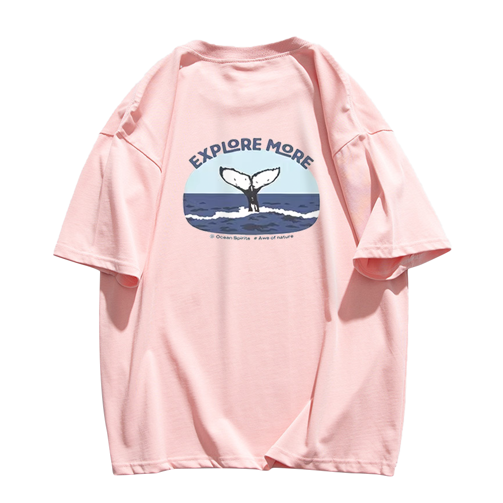 Cute Sea Whale Tail T-Shirt