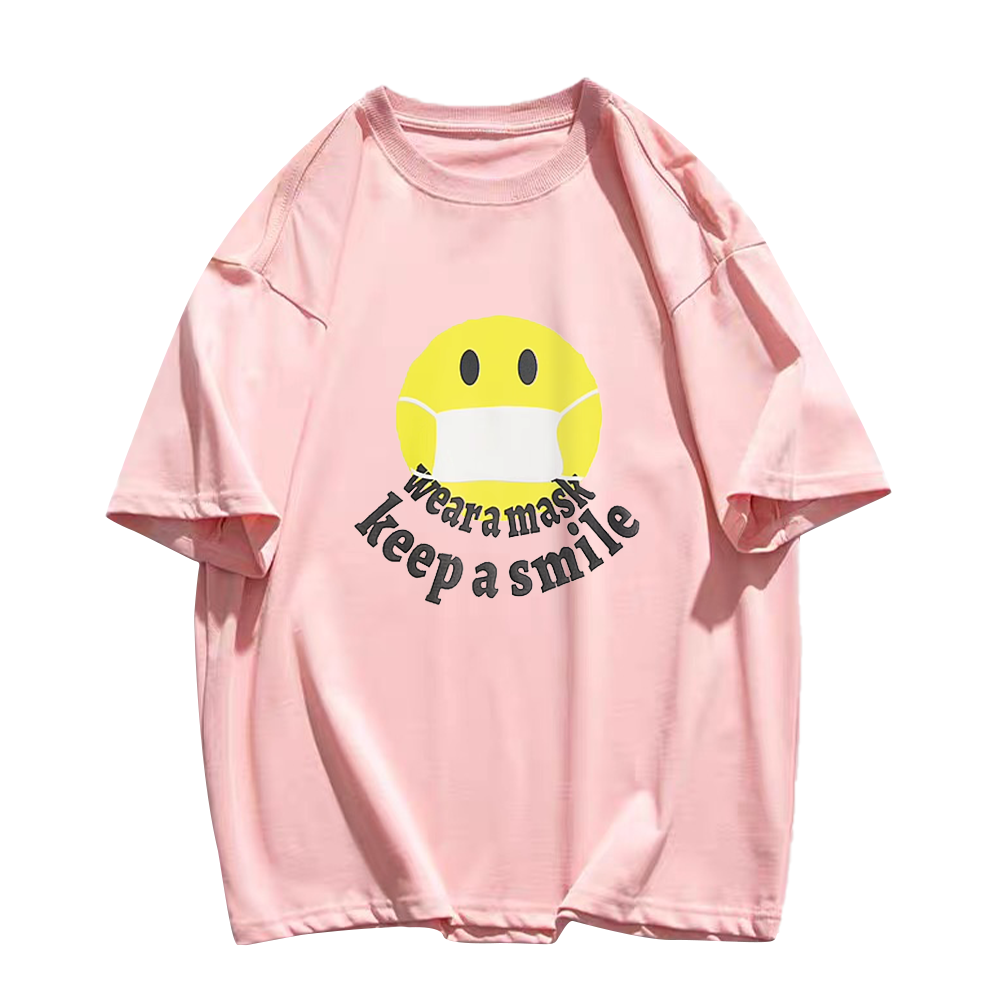 Mask Smiley Face T-Shirt