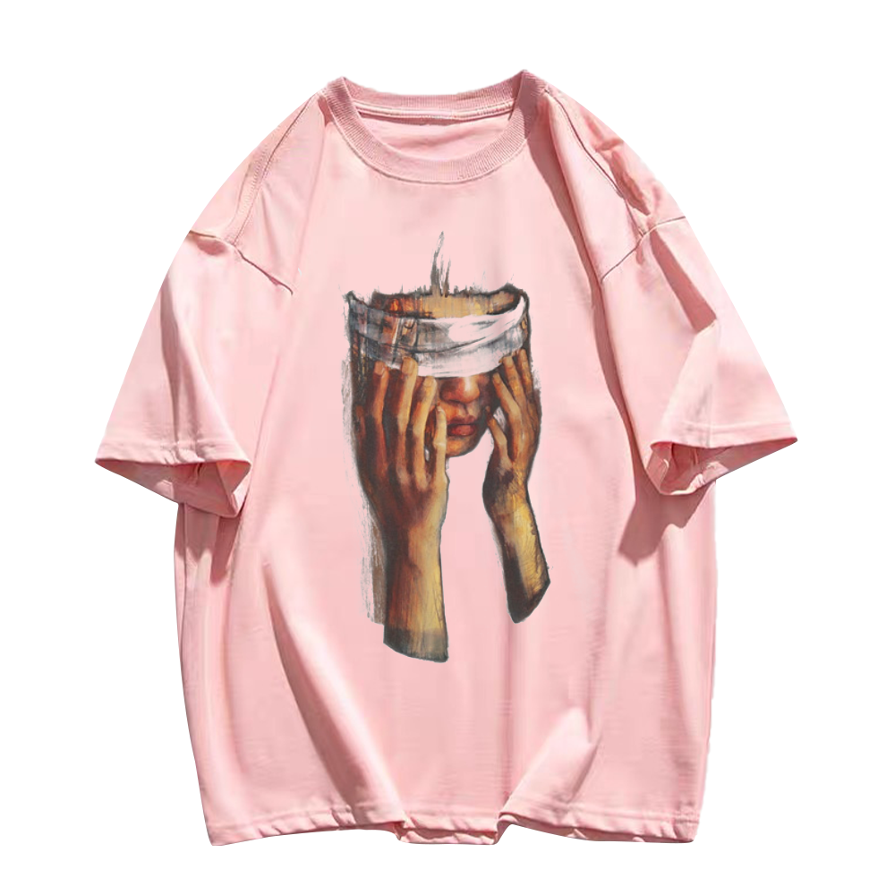 Lonely Blind folded Girl T-Shirt