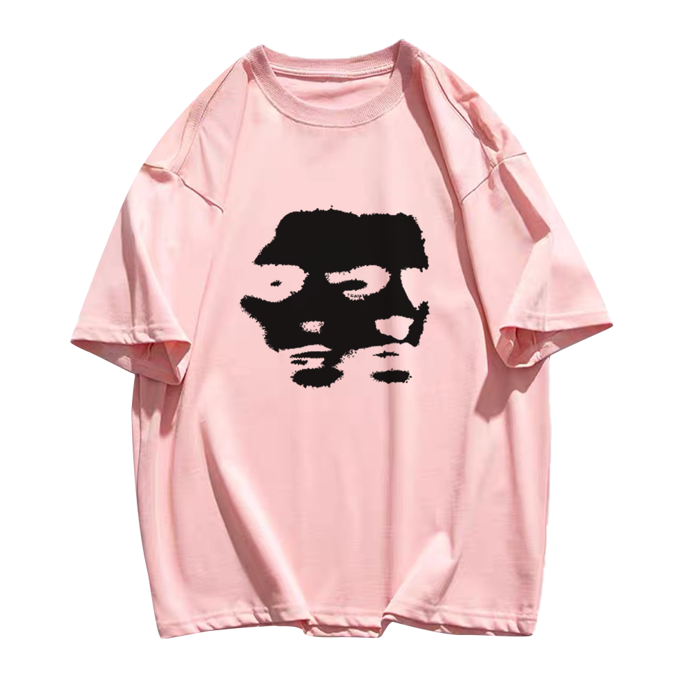 Bold Portrait Print T-shirt
