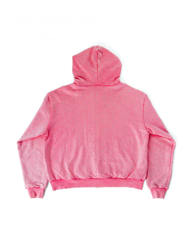 LoopStone Luxury® Hell-Level Handmade Diamond Zipper Hoodie