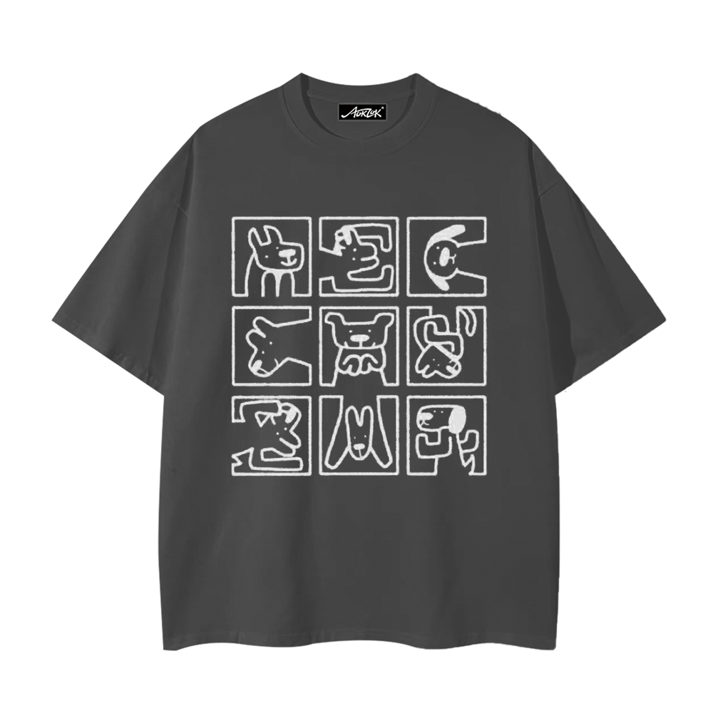 Mini Cartoon Animal T-Shirt
