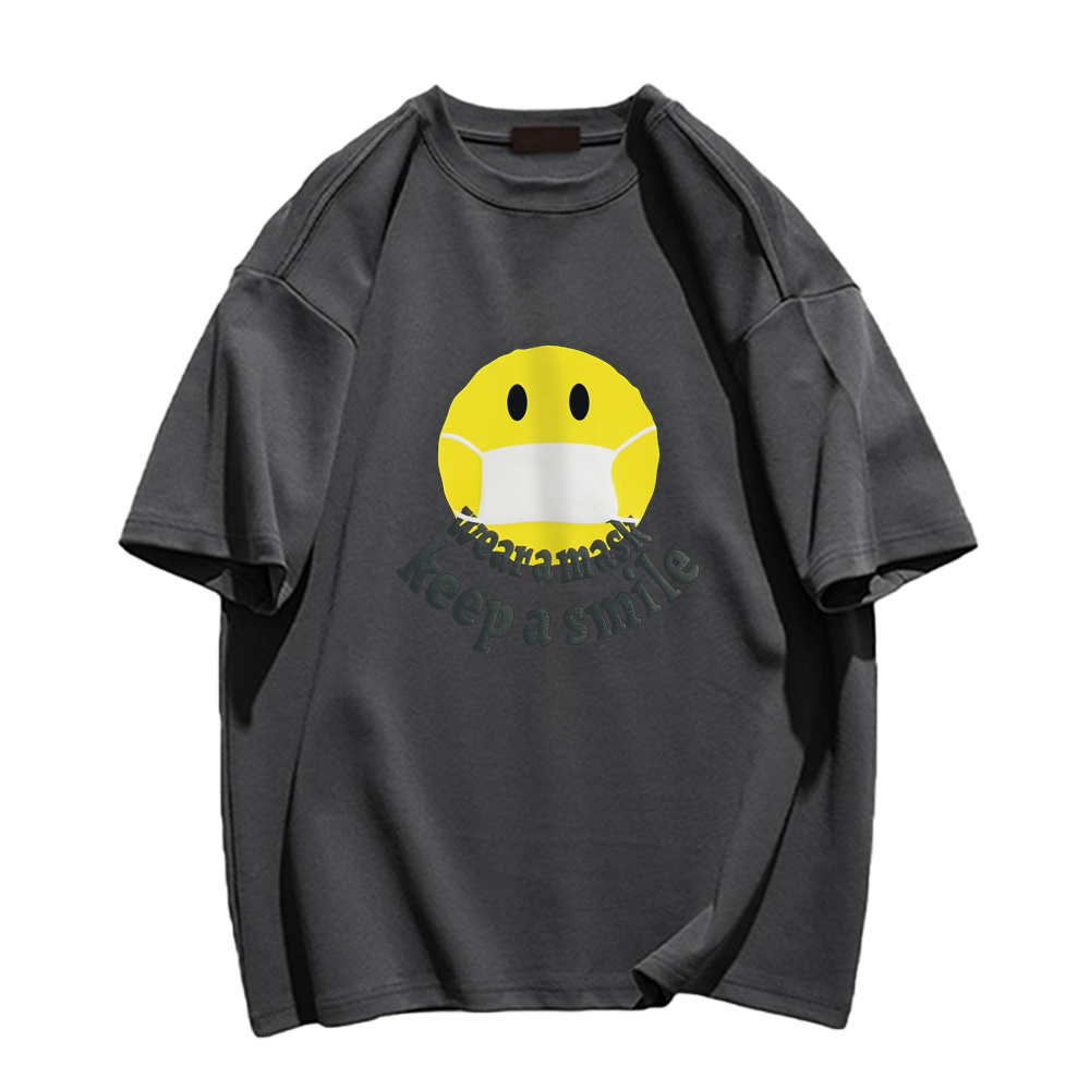Mask Smiley Face T-Shirt
