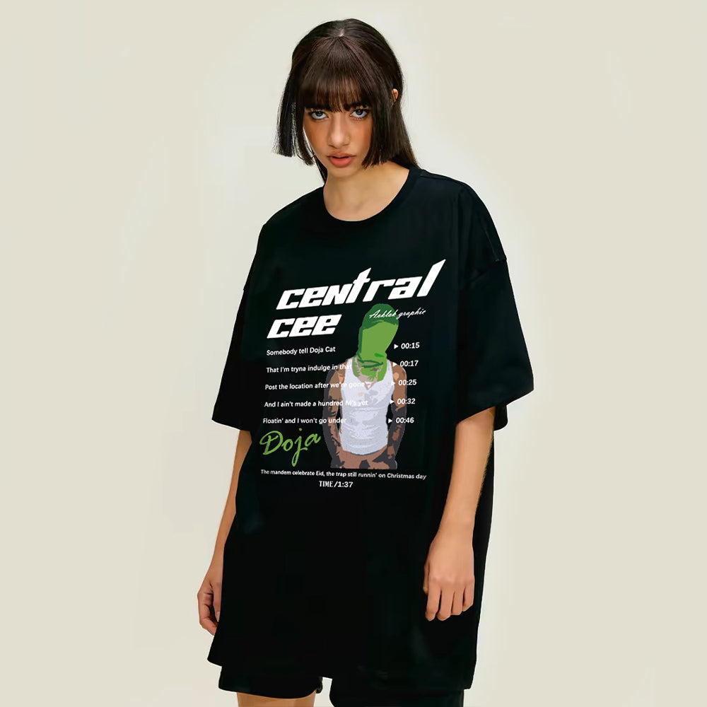 AG Rap Music Lyrics Print T-Shirt