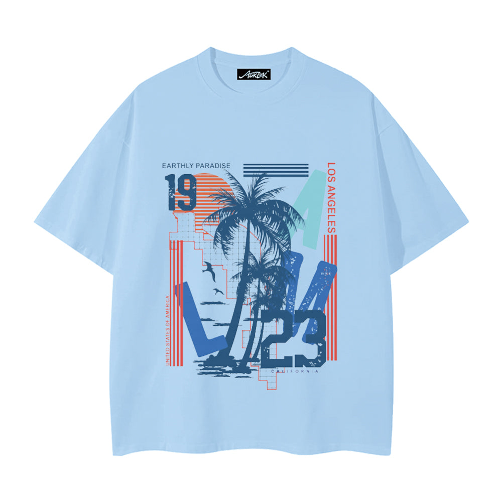 Simple Coconut Print T-shirt