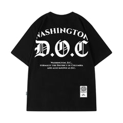 Street Philanthropist Trend Short Sleeve Letter T-Shirt Men Details