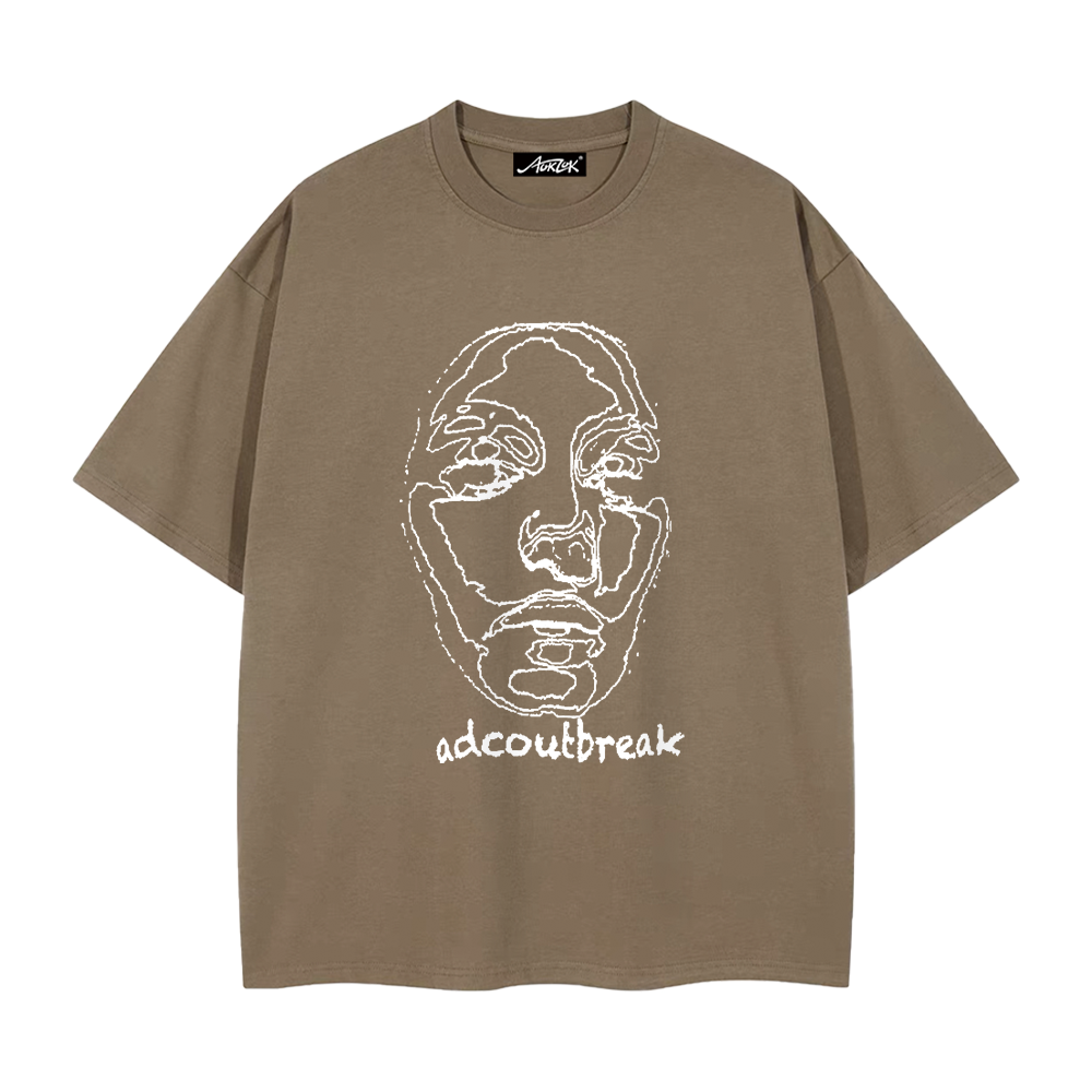 Line Face T-Shirt
