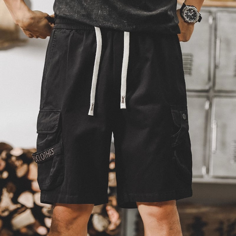 American Heavy Retro Ins Trend Large Size Tooling Shorts