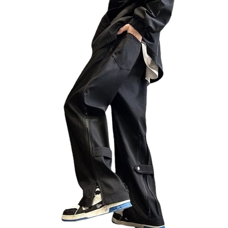 Zipper Stripe Sweatpants