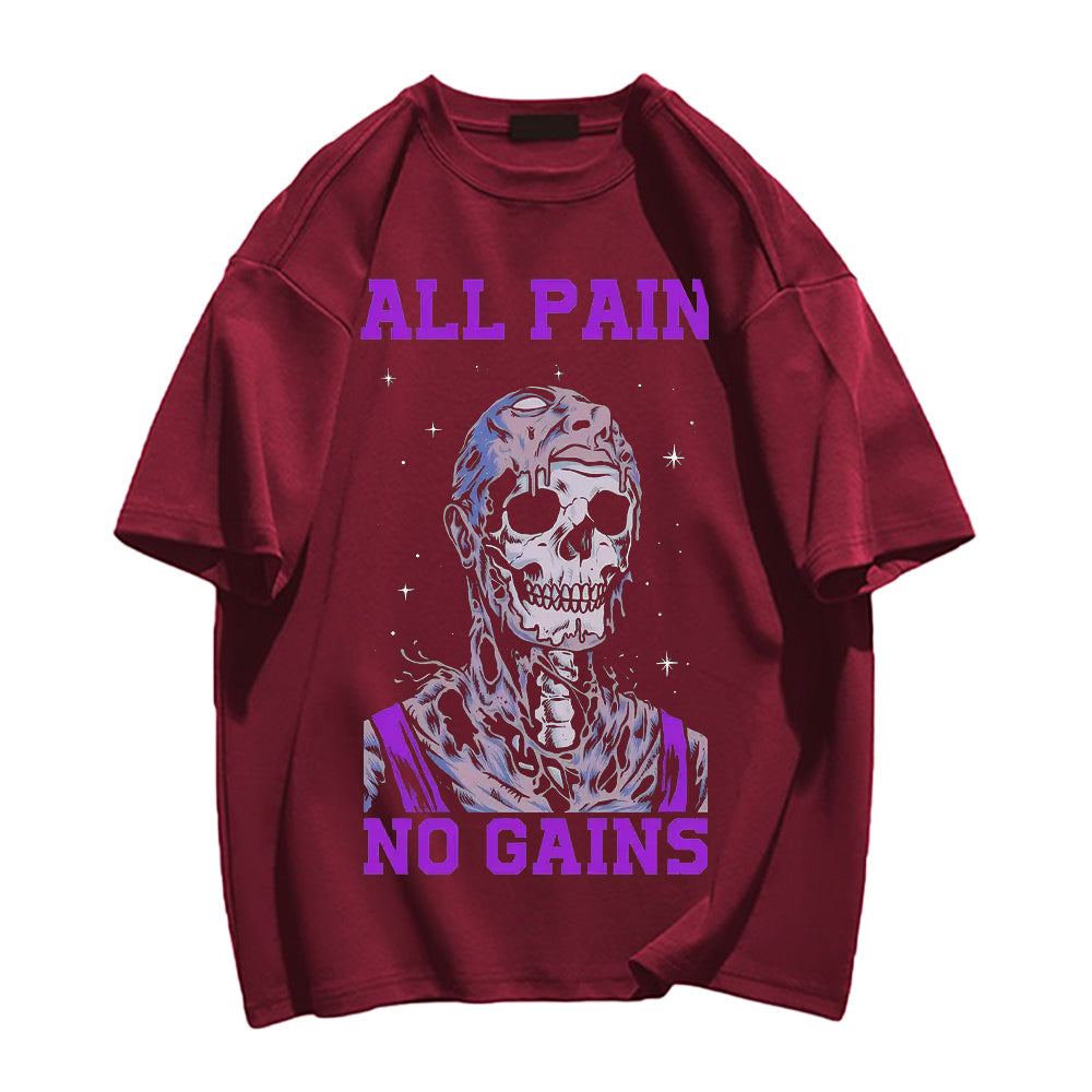 Anime Print Trendy Crew Neck T-shirt