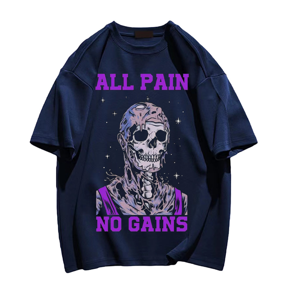 Anime Print Trendy Crew Neck T-shirt