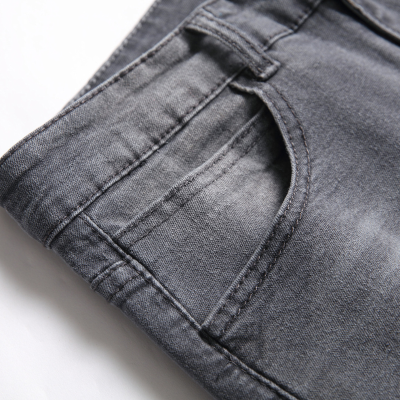 Versatile Ripped Stacked Jeans