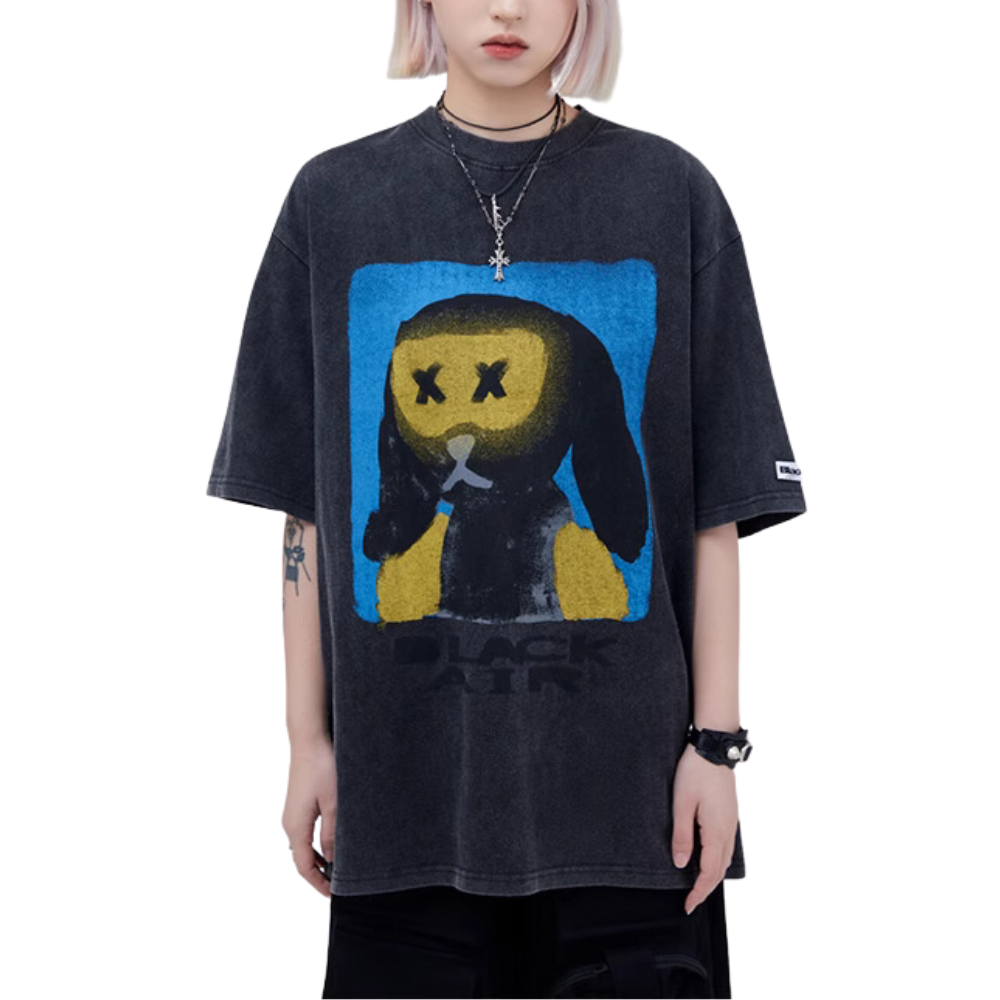 American Graffiti Cartoon Dog T-shirt