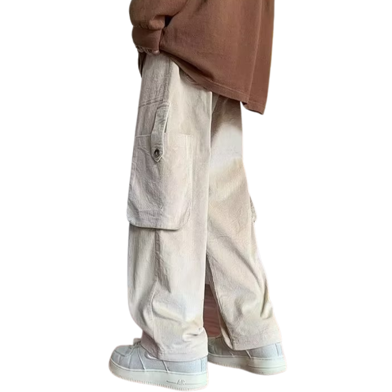 Street Multi-pocket Corduroy Sweatpants