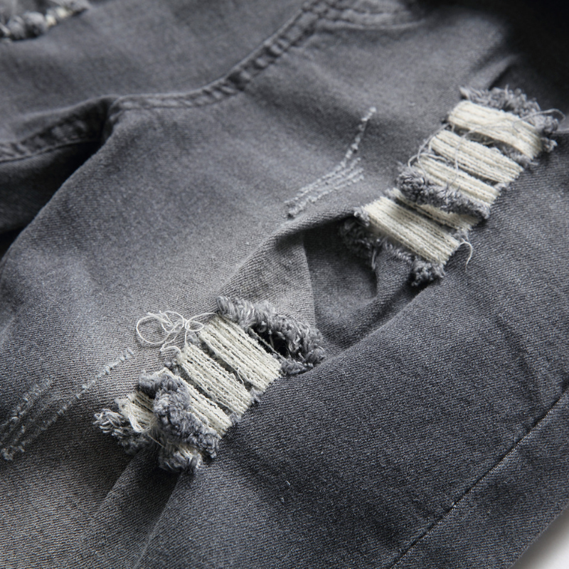 Versatile Ripped Stacked Jeans