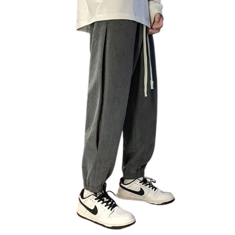 Loose Solid Color Drawstring Sweatpants