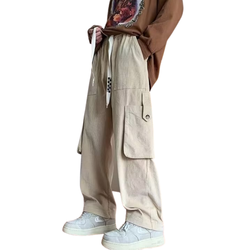 Street Multi-pocket Corduroy Sweatpants