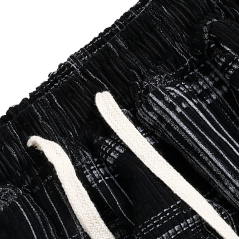 Casual Loose Check Sweatpants