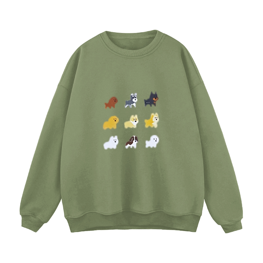Cute Mini Animal Print Sweatshirt