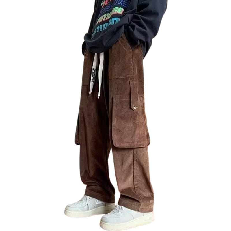 Street Multi-pocket Corduroy Sweatpants