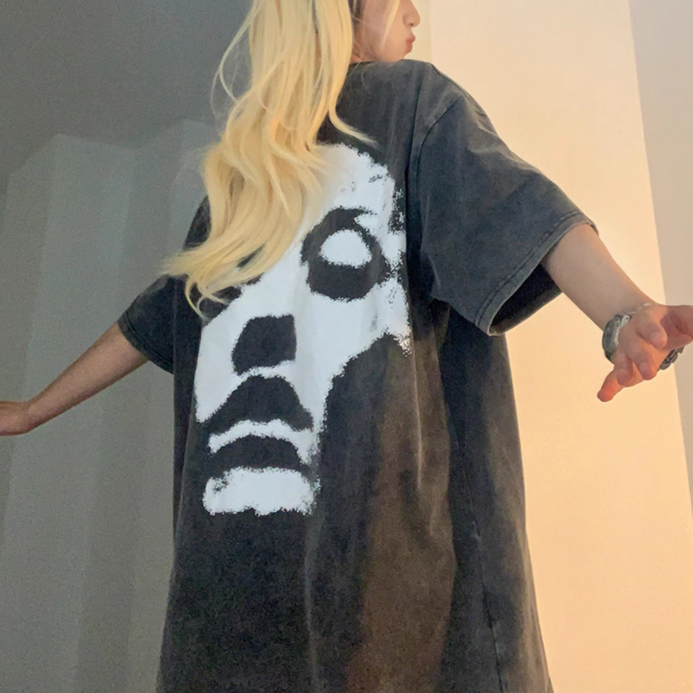 Street Skull Washed T-shirt