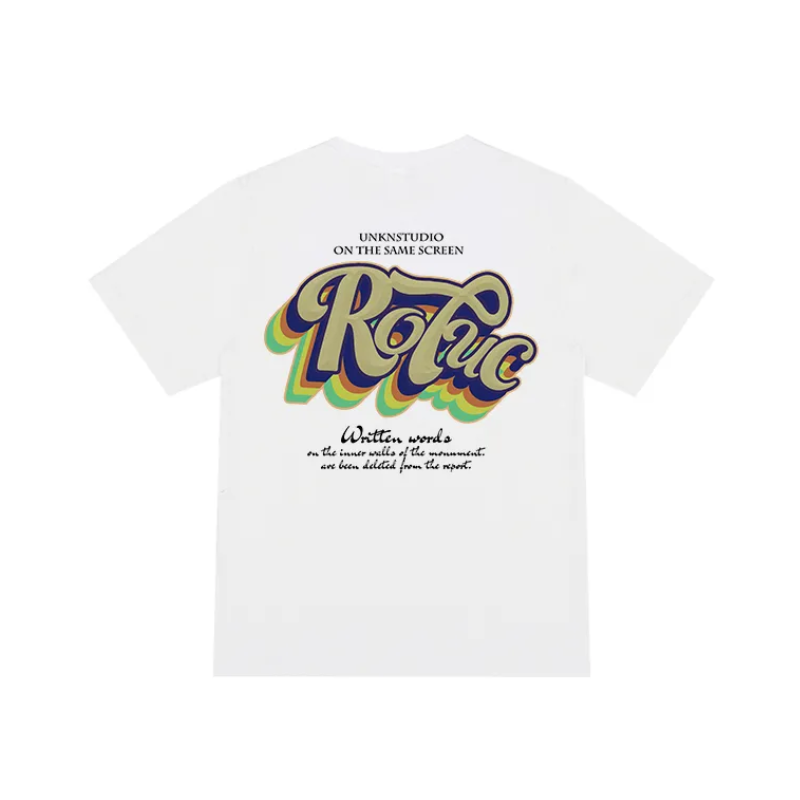 Simple Letter Print T-shirt