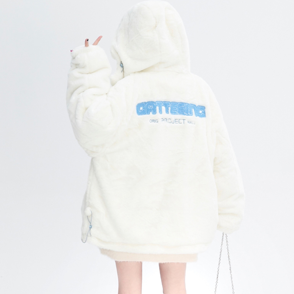 Women's Versatile Letter Embroidered Coat