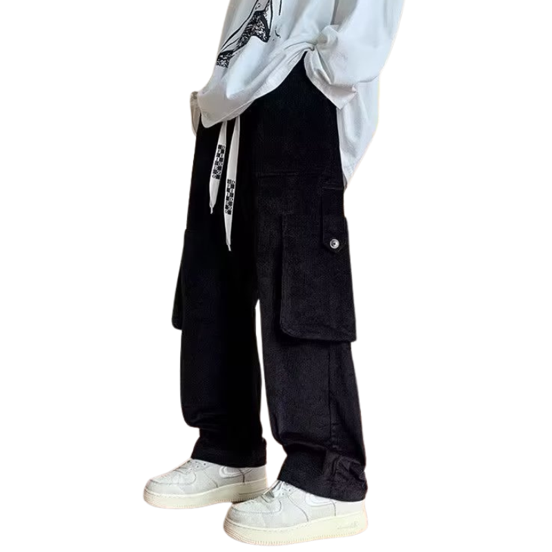 Street Multi-pocket Corduroy Sweatpants