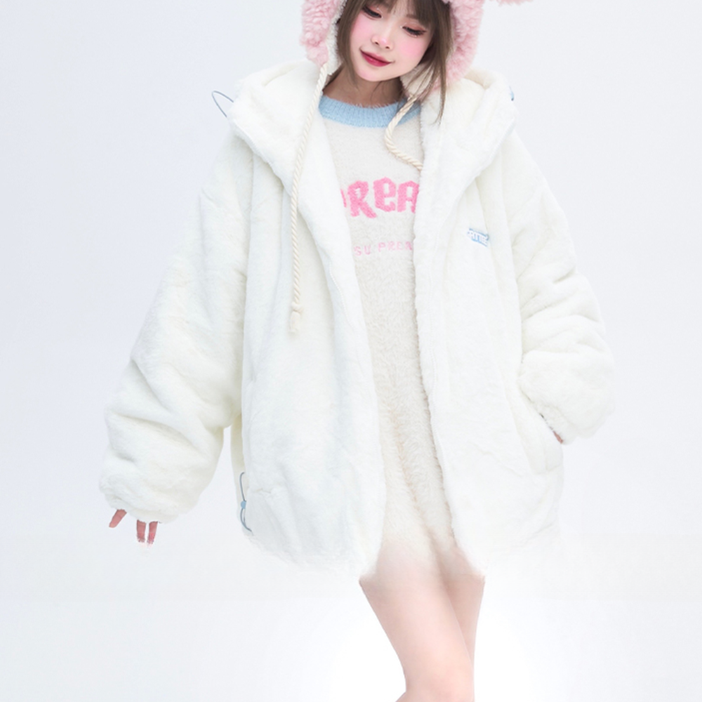 Women's Versatile Letter Embroidered Coat