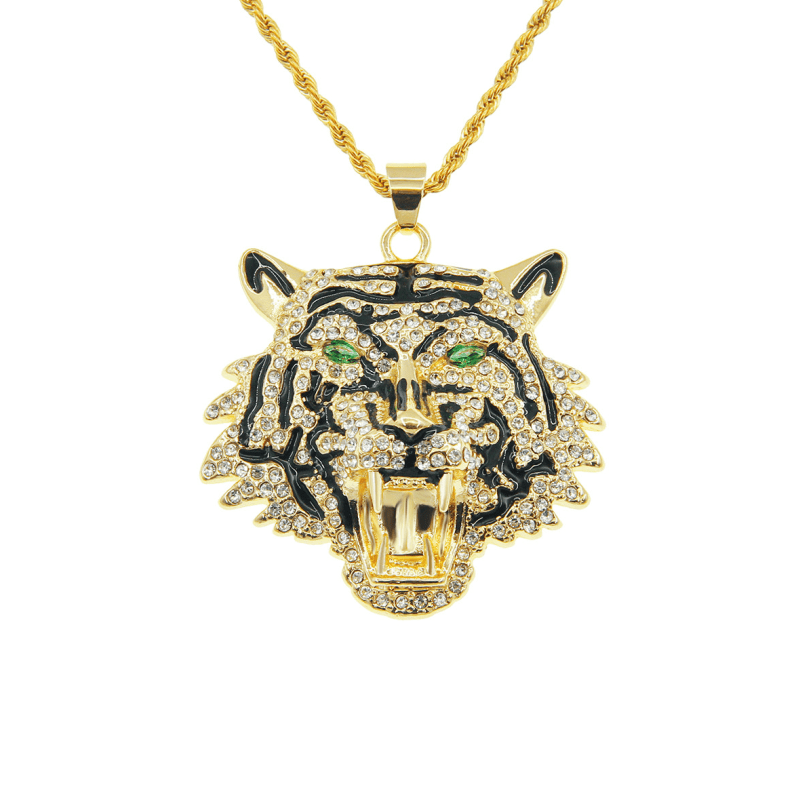 Tiger Pendant Necklace
