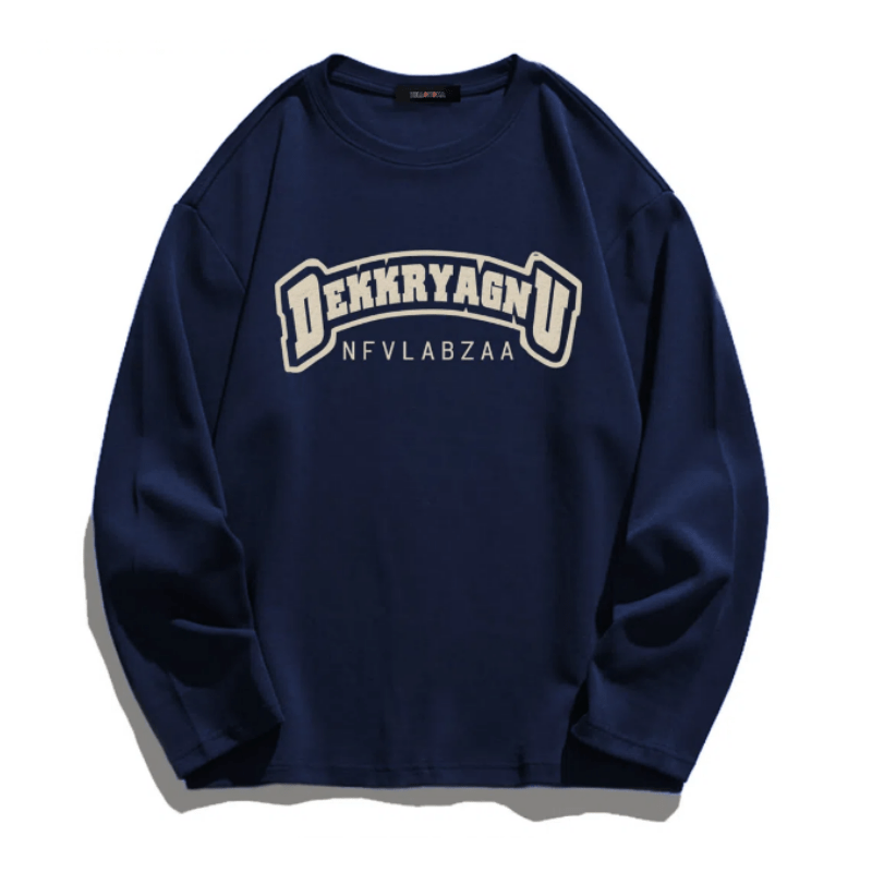 Double Circles Letter Sweatshirt