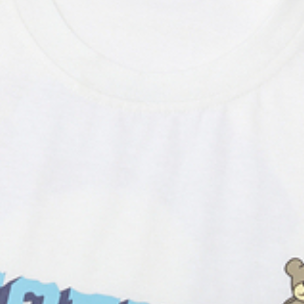 Retro Cartoon Bear Print T-shirt