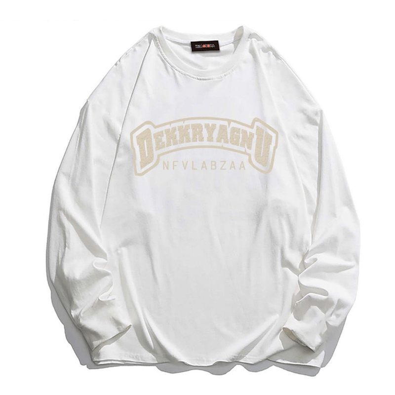 Double Circles Letter Sweatshirt