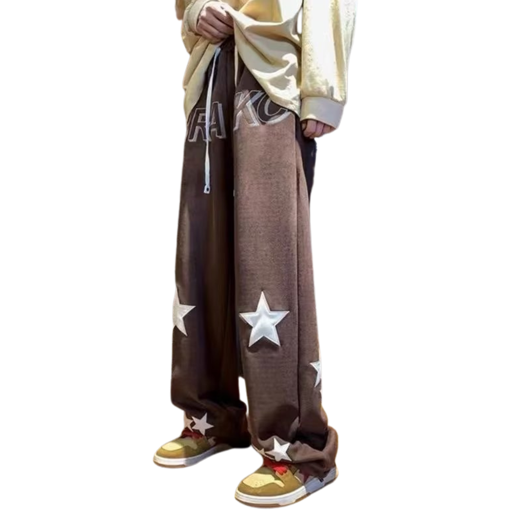 Vintage Pentagram Suede Sweatpants
