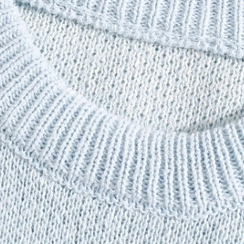 Cute Cloud Contrast Color Sweater