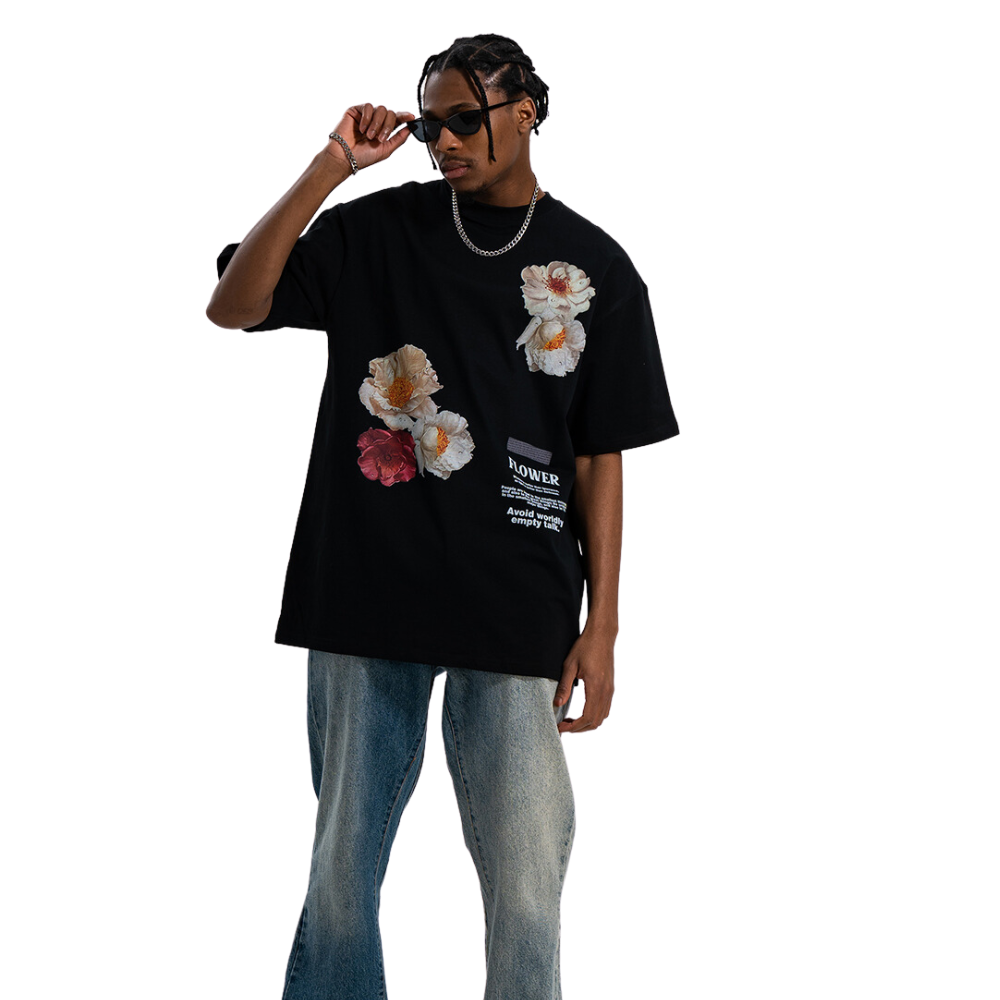 Vintage Floral Graphic T-shirt
