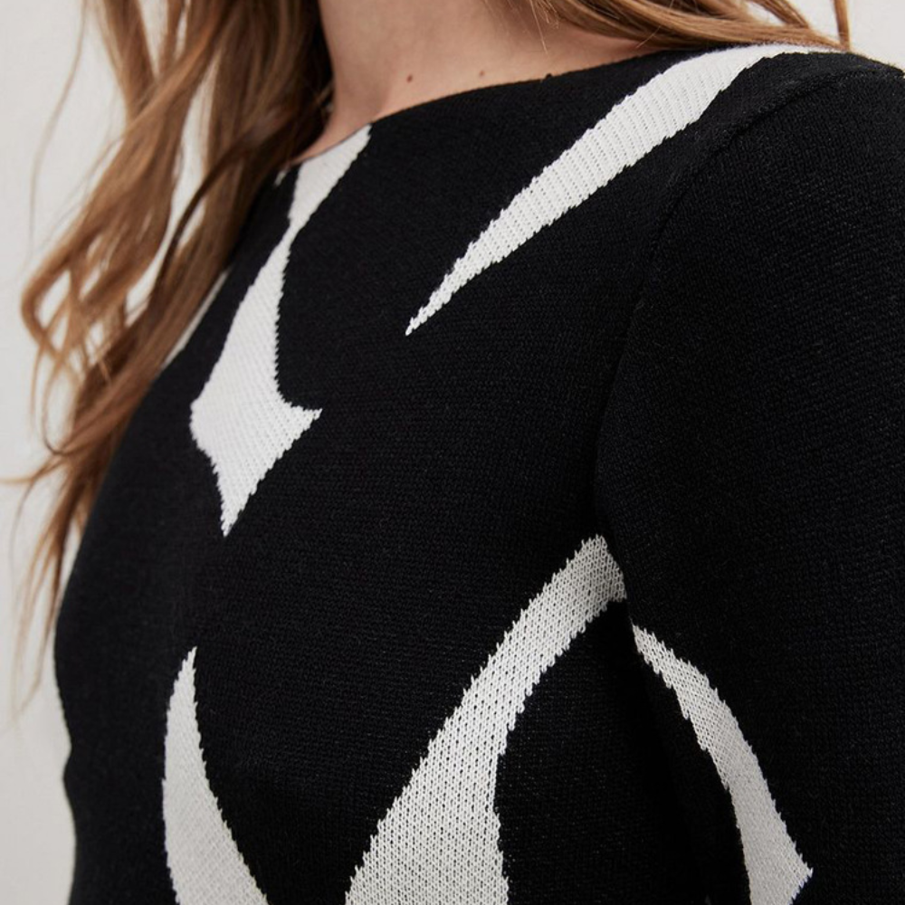 Women's Knitted Slim Fit Long Dress