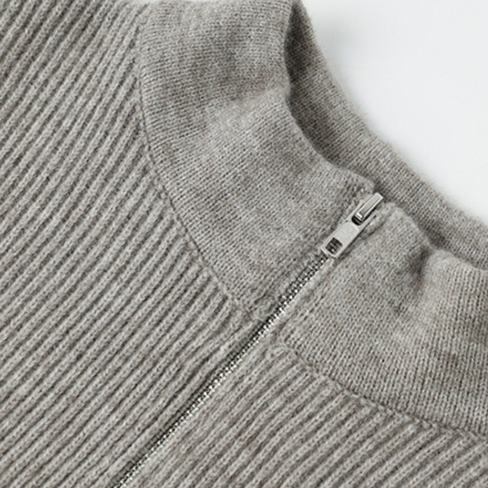 Women's Simple Solid Color Striped Knit Cardigan