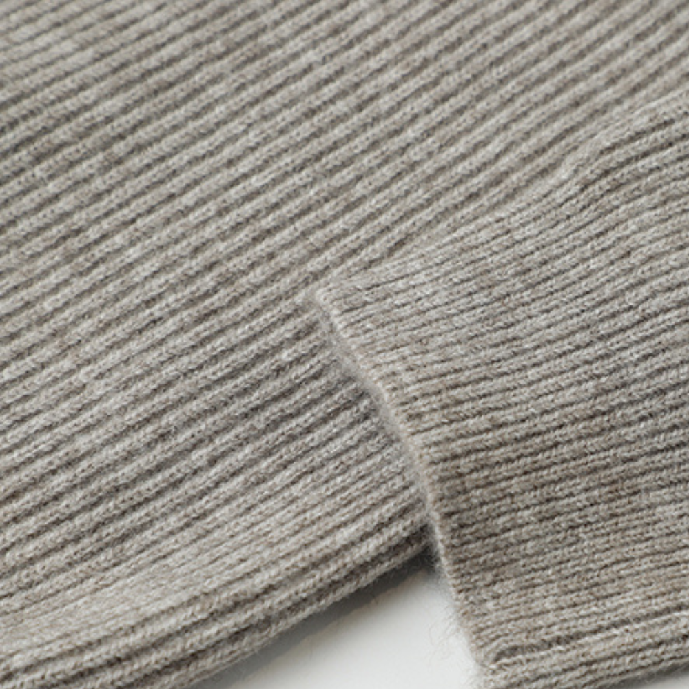 Women's Simple Solid Color Striped Knit Cardigan
