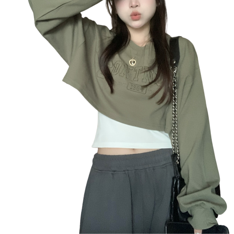 women's cropped sweatshirt