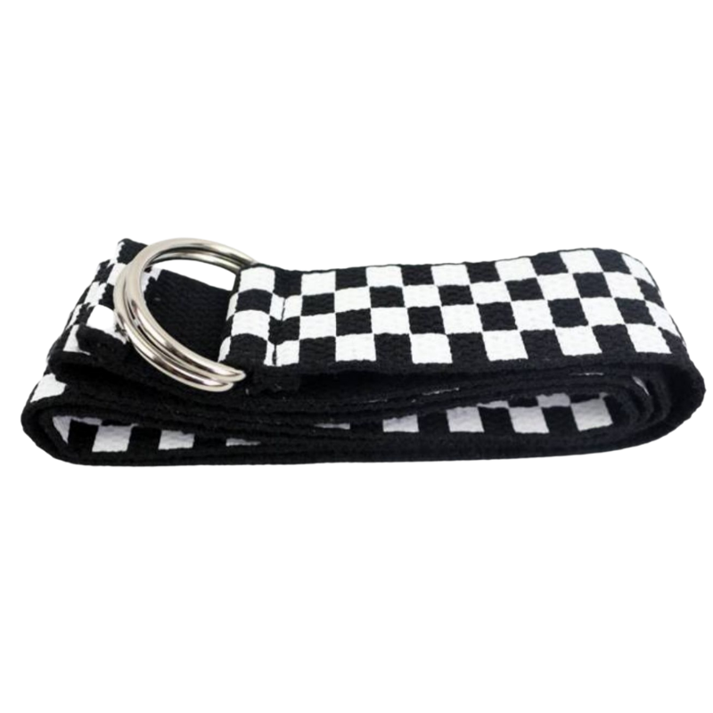 Casual Chessboard Nylon Belts