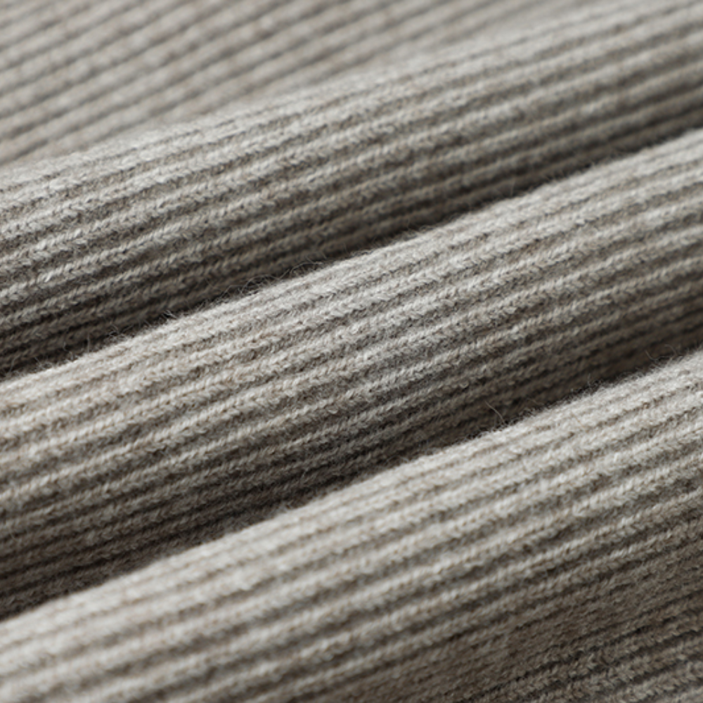 Women's Simple Solid Color Striped Knit Cardigan