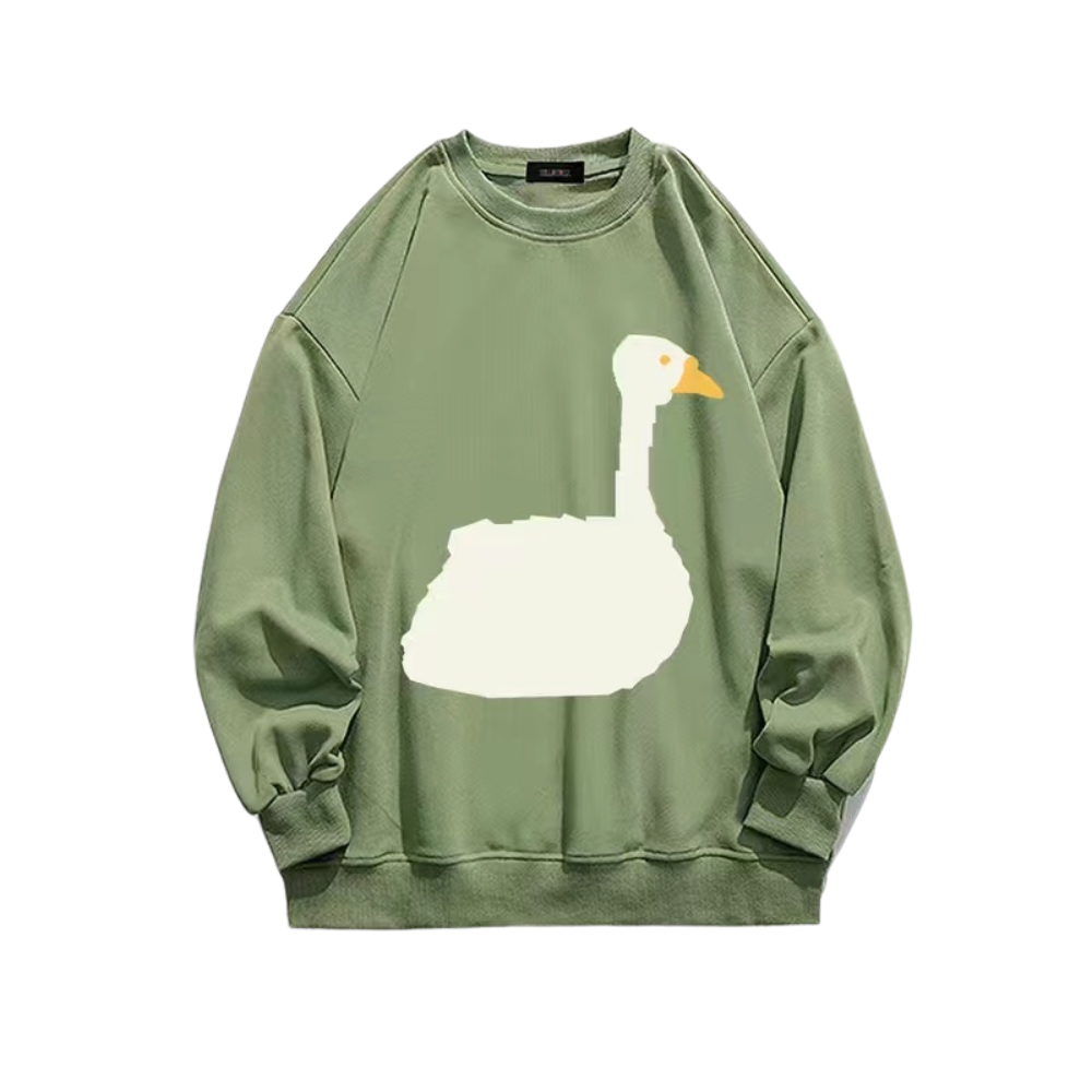 AokLok Duck Print Sweatshirt