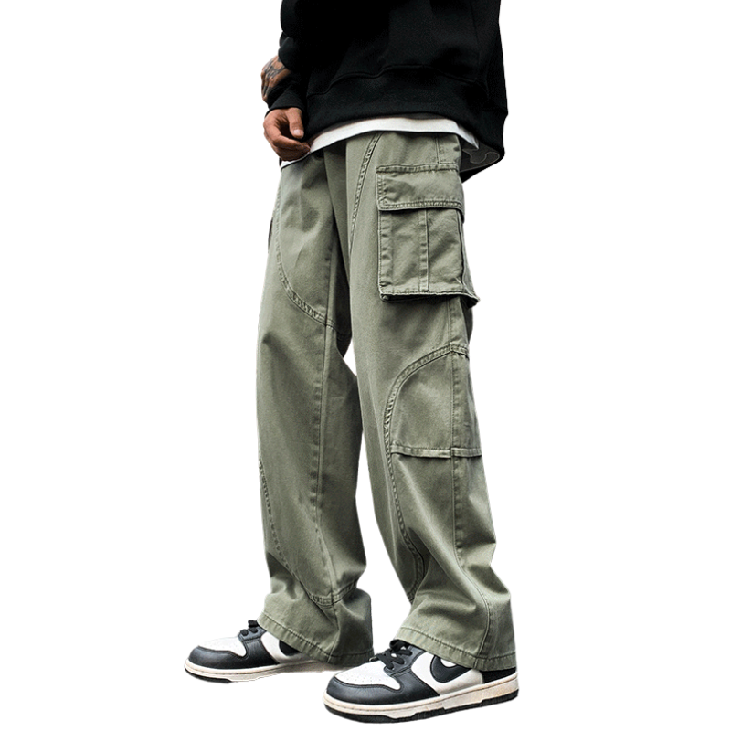 Vintage Multi-Pocket Cargo Pants