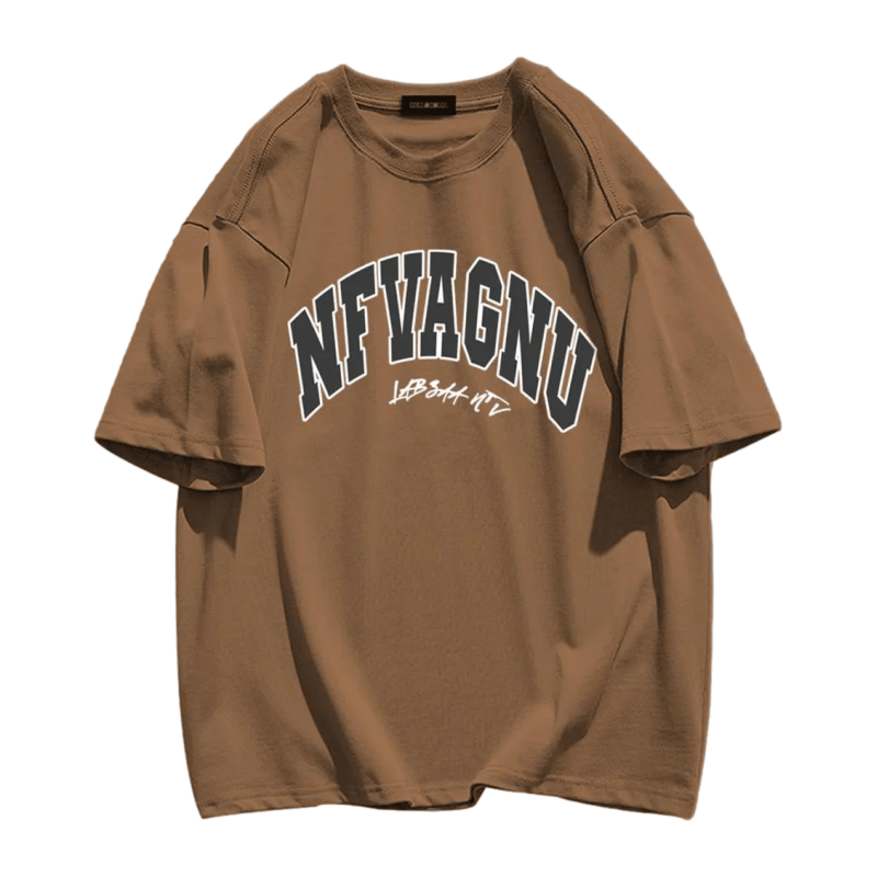 Classic Letters Print T-shirt