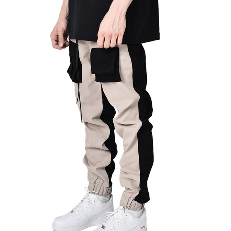 Patchwork Pockets Cargo Pants