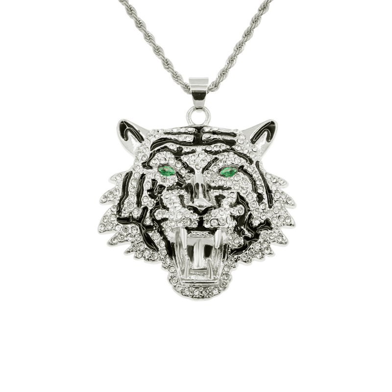 Tiger Pendant Necklace